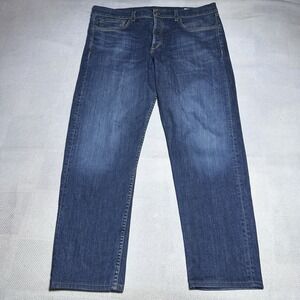 Rag & Bone Fit 2 Slim Jeans 38x29** Button Fly USA Made Denim Dukes Medium Wash